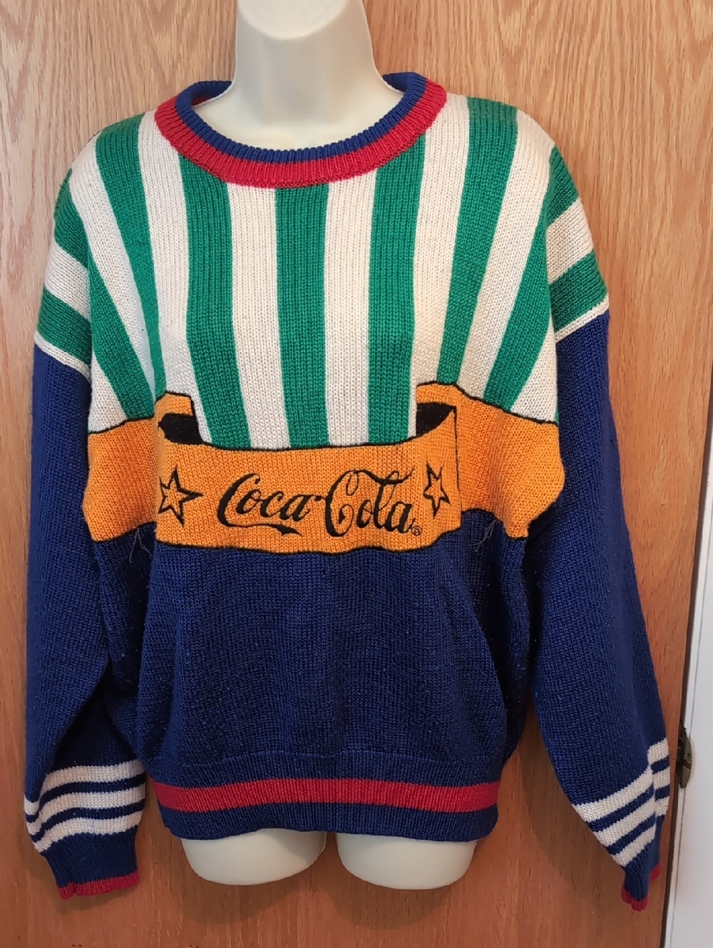 Vintage 80s Coca Cola Sweater Gender Neutral